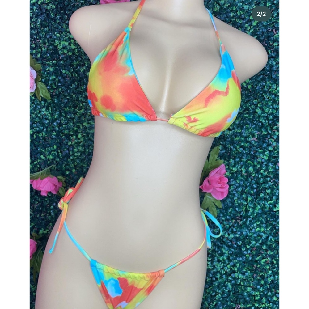 Tye dye bikini set